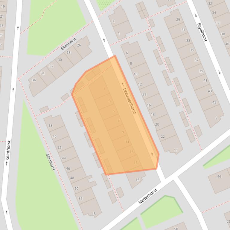 Kaart van postcodegebied 3085VL.