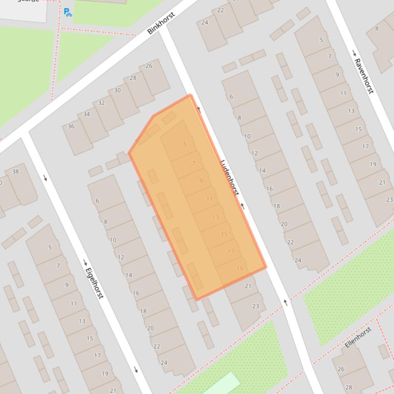 Kaart van postcodegebied 3085VN.