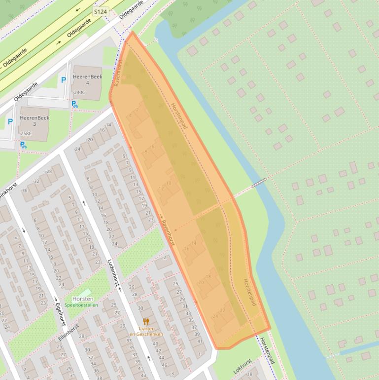 Kaart van postcodegebied 3085VZ.