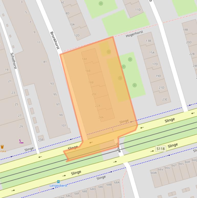 Kaart van postcodegebied 3085WE.