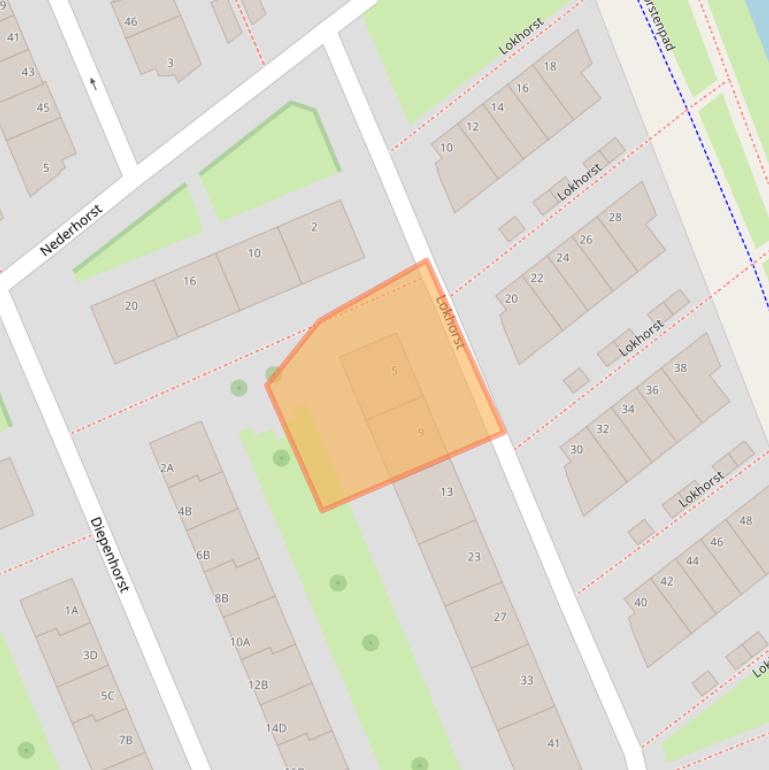 Kaart van postcodegebied 3085WT.