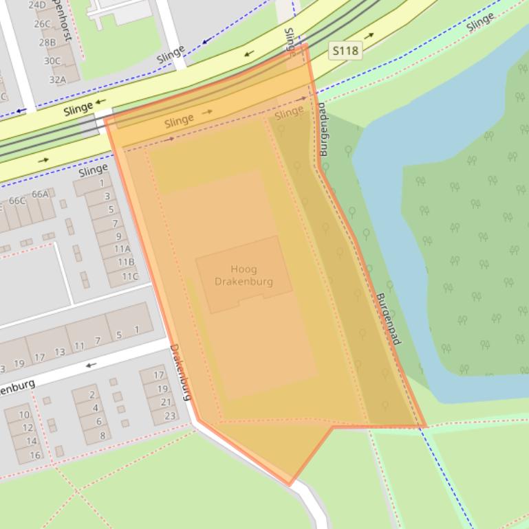 Kaart van postcodegebied 3085XE.