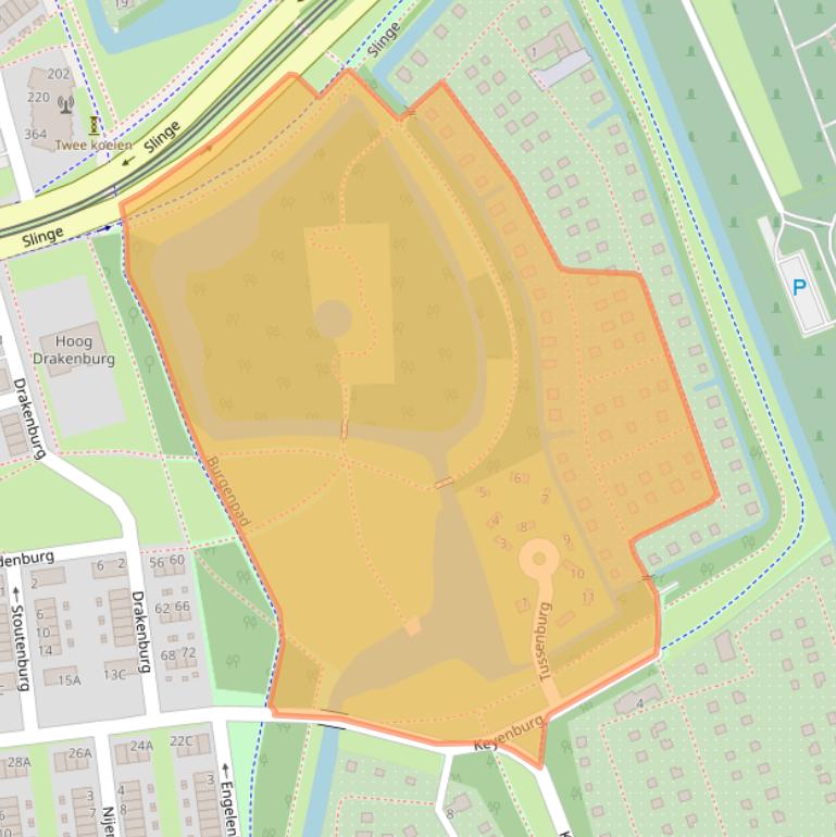 Kaart van postcodegebied 3085XJ.