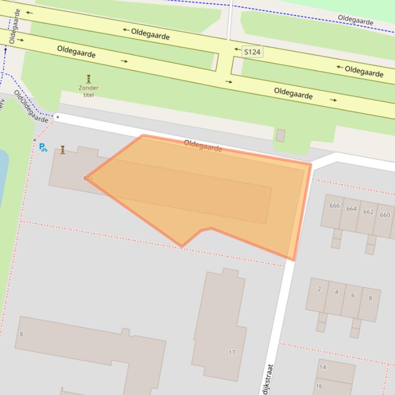 Kaart van postcodegebied 3086AS.