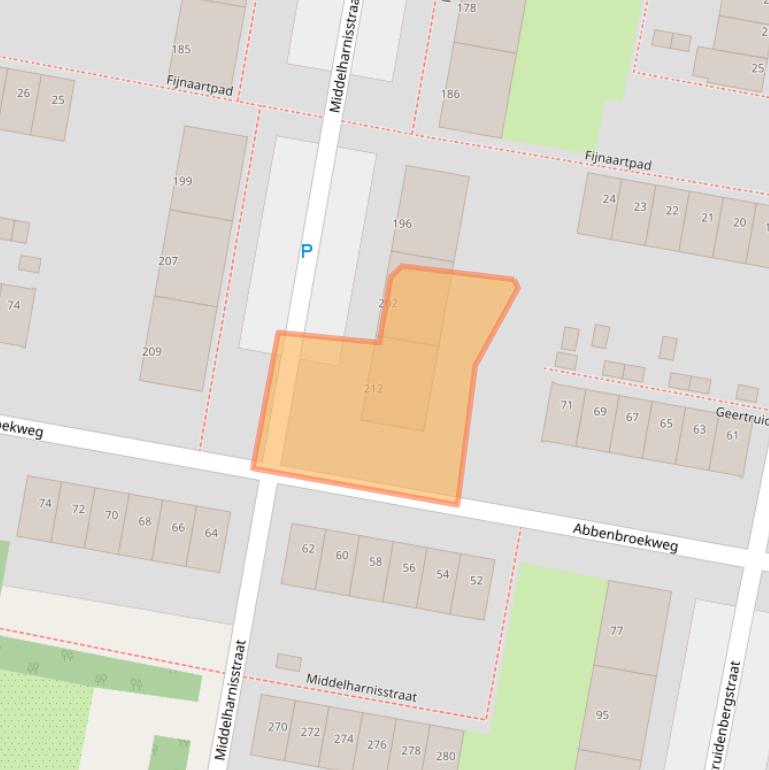 Kaart van postcodegebied 3086GV.