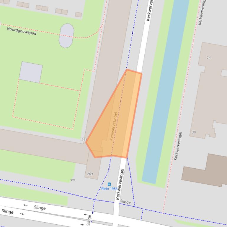 Kaart van postcodegebied 3086HL.