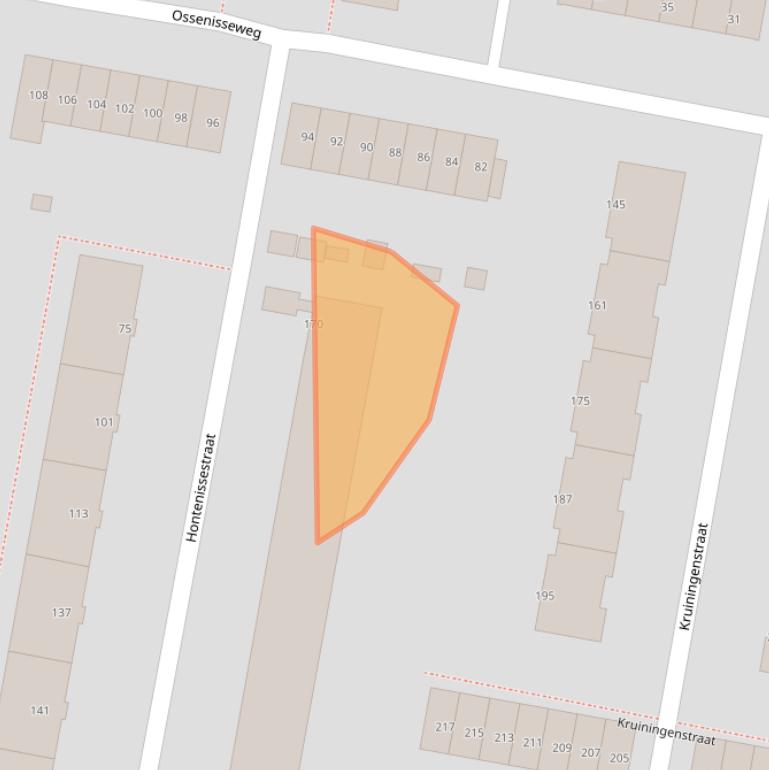 Kaart van postcodegebied 3086KH.