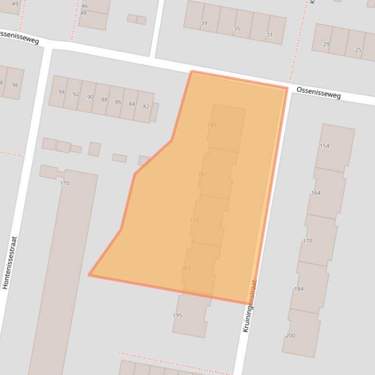 Kaart van postcodegebied 3086KM.