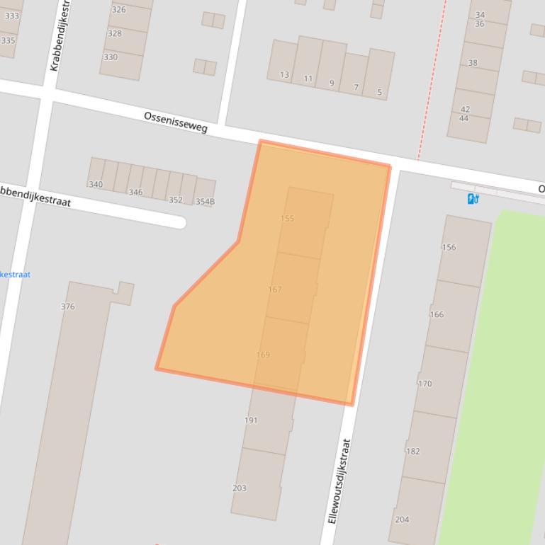 Kaart van postcodegebied 3086LC.