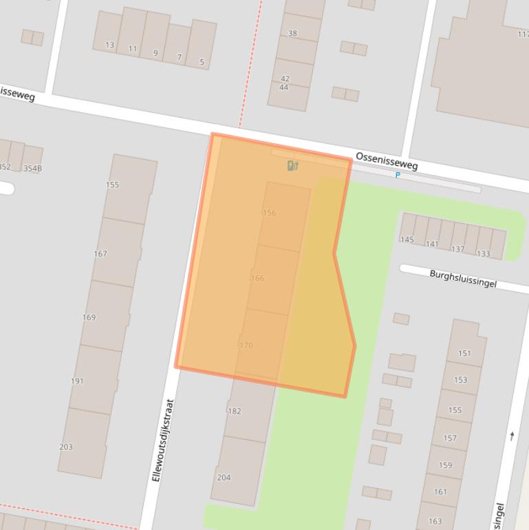 Kaart van postcodegebied 3086LH.