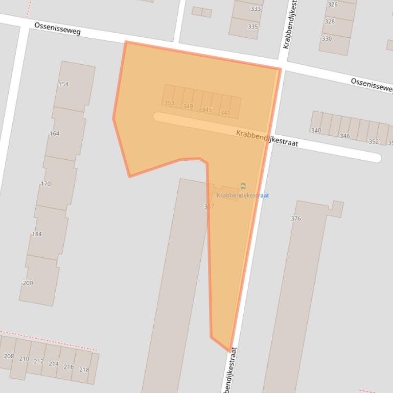 Kaart van postcodegebied 3086LT.