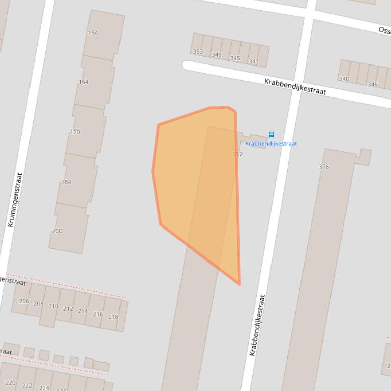 Kaart van postcodegebied 3086LV.