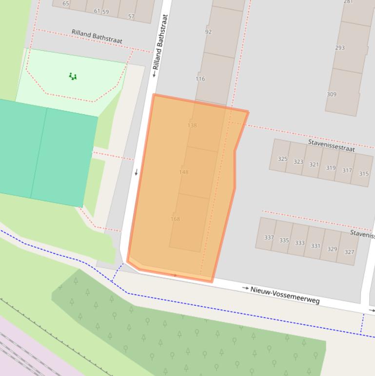 Kaart van postcodegebied 3086ST.