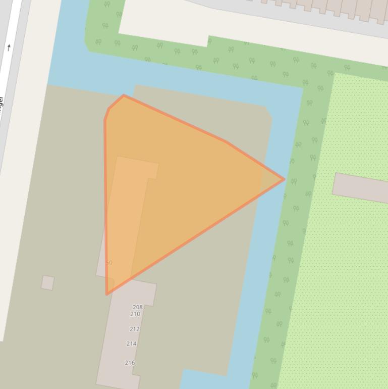 Kaart van postcodegebied 3086VG.