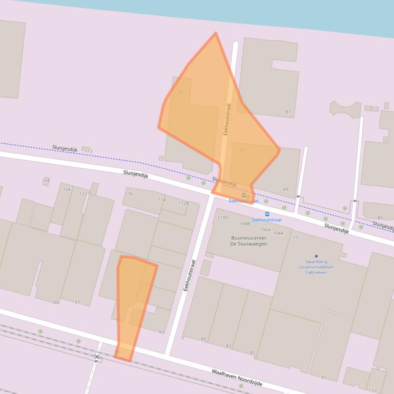 Kaart van postcodegebied 3087AB.