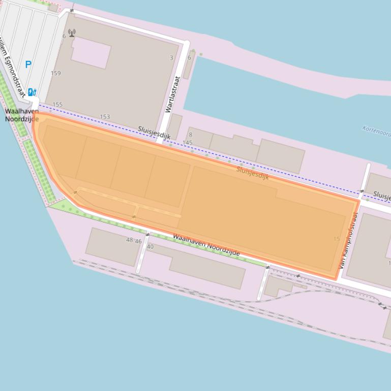 Kaart van postcodegebied 3087AP.