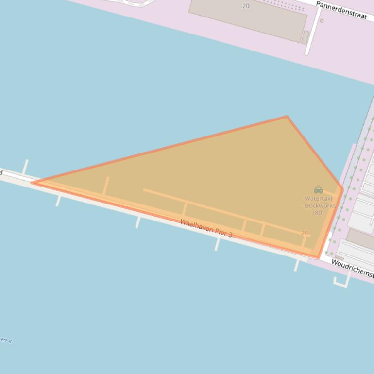 Kaart van postcodegebied 3087BR.