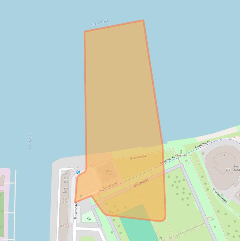 Kaart van postcodegebied 3087ED.