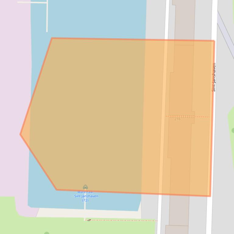 Kaart van postcodegebied 3087XH.