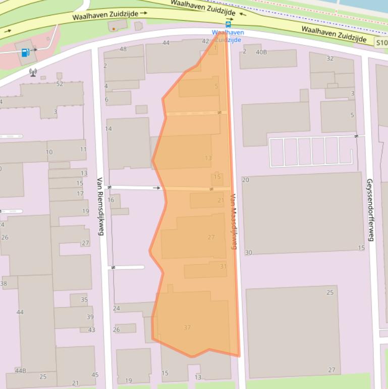 Kaart van postcodegebied 3088EC.