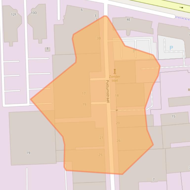 Kaart van postcodegebied 3088GP.