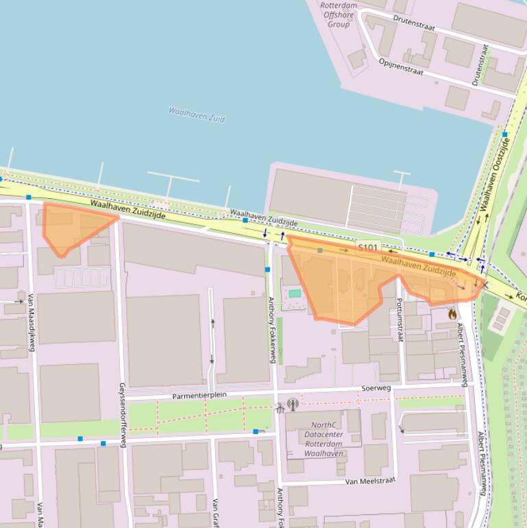 Kaart van postcodegebied 3088HH.