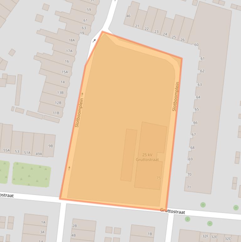 Kaart van postcodegebied 3089GK.