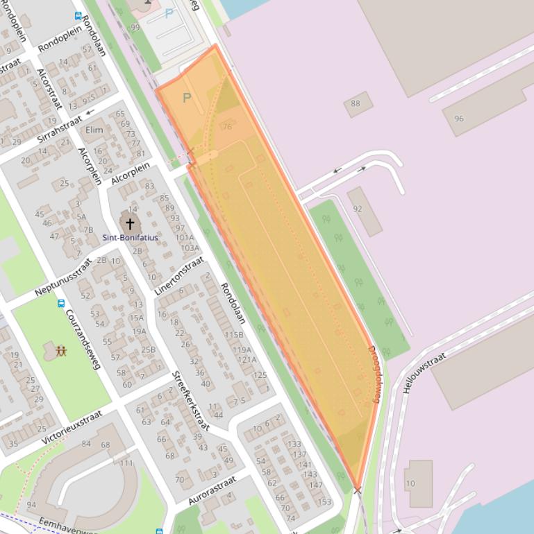 Kaart van postcodegebied 3089JG.