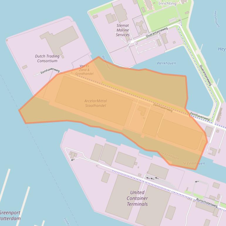 Kaart van postcodegebied 3089KH.