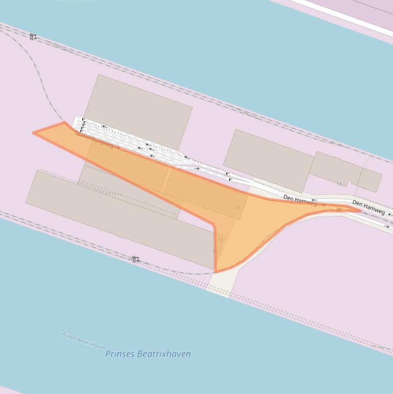 Kaart van postcodegebied 3089KN.