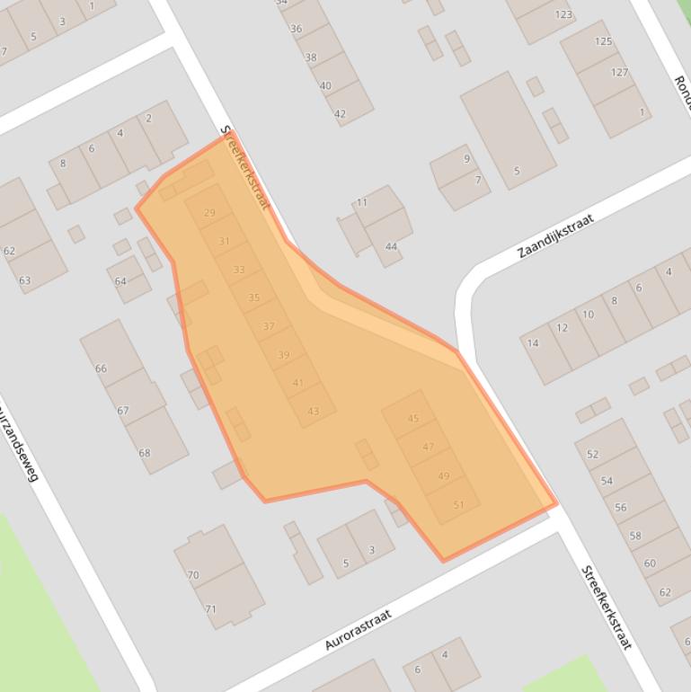 Kaart van postcodegebied 3089PV.