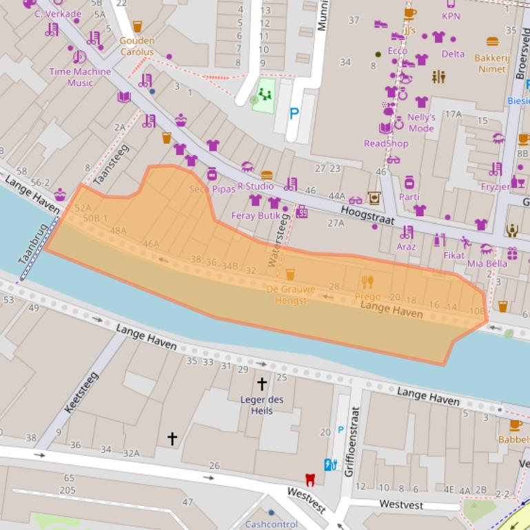 Kaart van postcodegebied 3111CG.