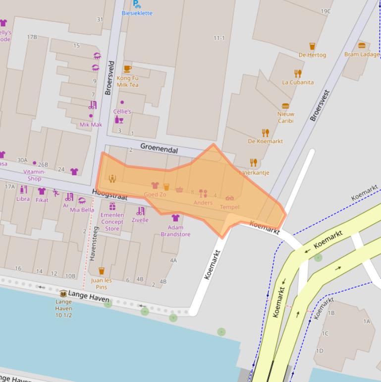 Kaart van postcodegebied 3111HH.