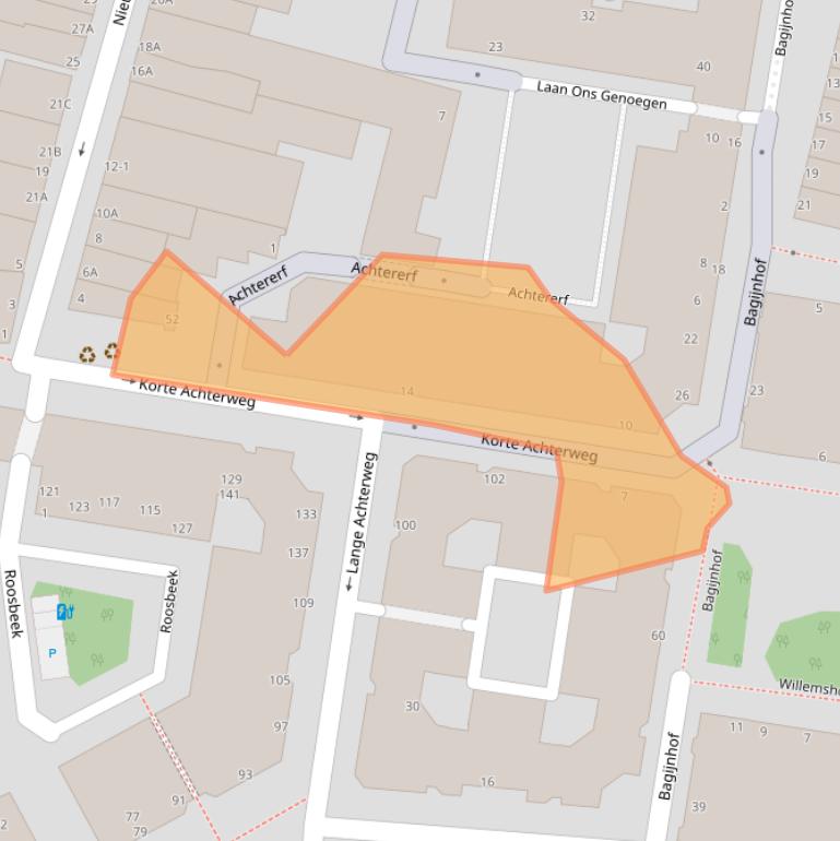 Kaart van postcodegebied 3111JD.