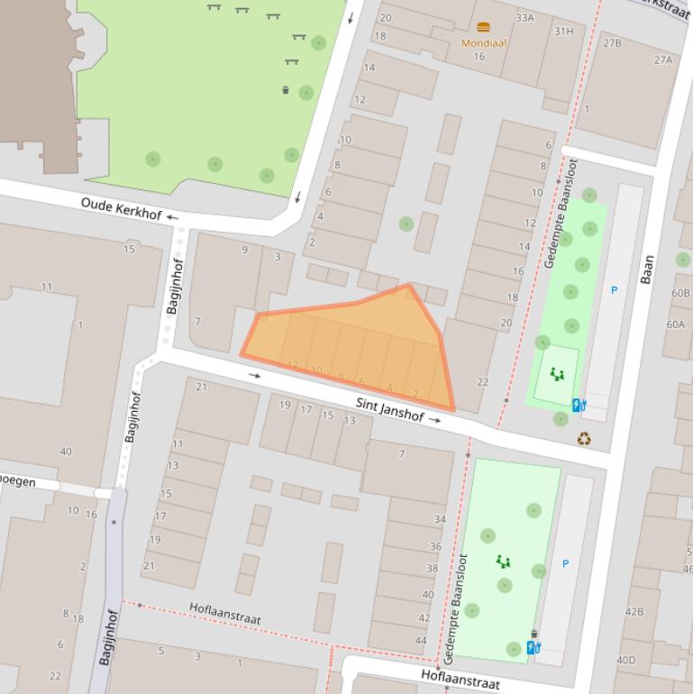 Kaart van postcodegebied 3111KD.