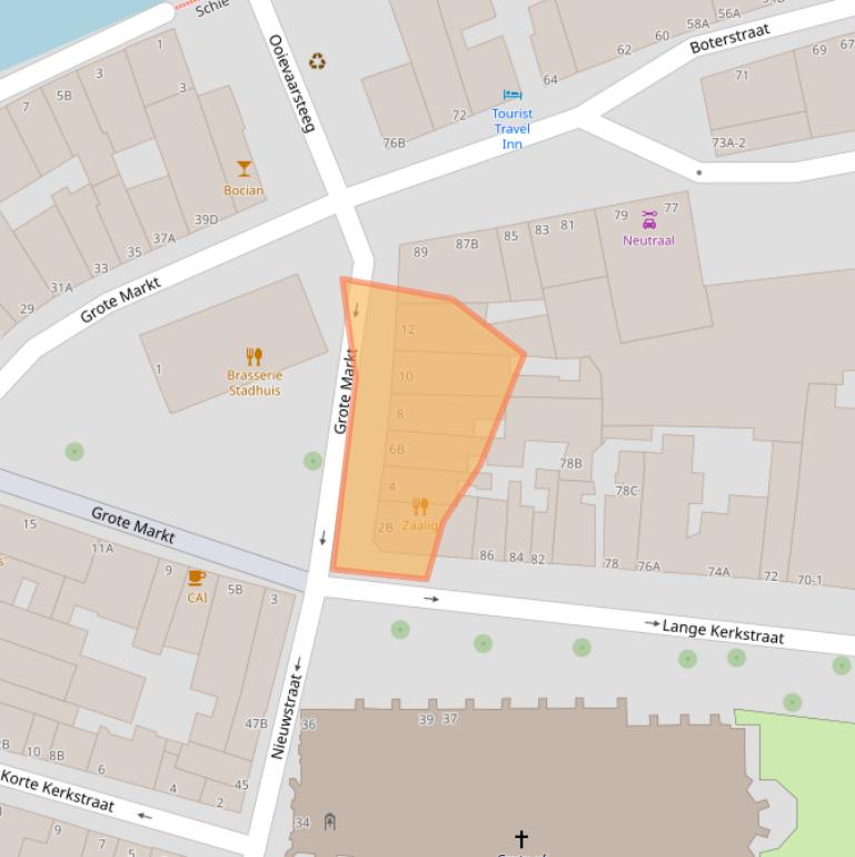 Kaart van postcodegebied 3111NJ.