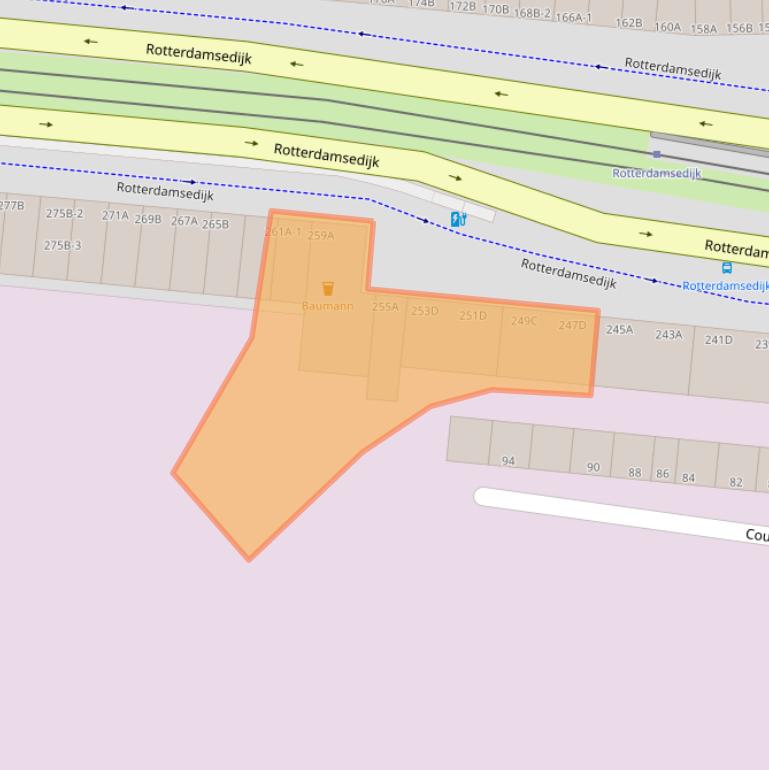 Kaart van postcodegebied 3112AL.