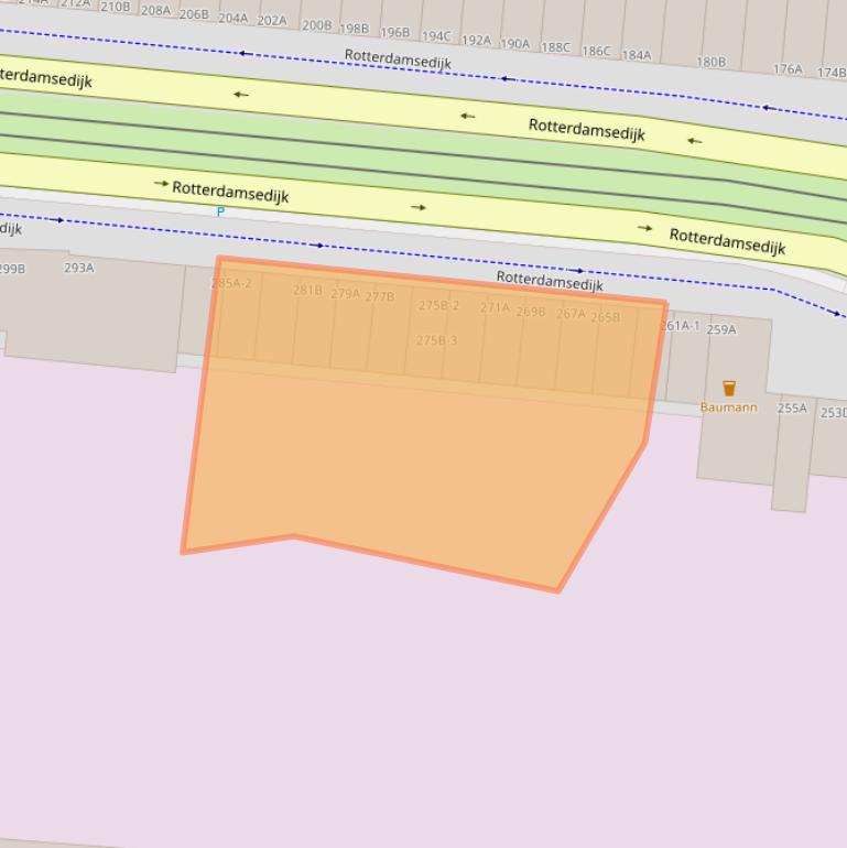 Kaart van postcodegebied 3112AM.