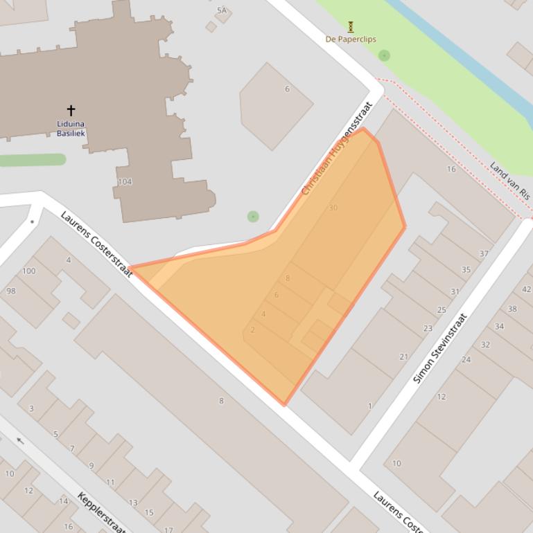 Kaart van postcodegebied 3112DH.