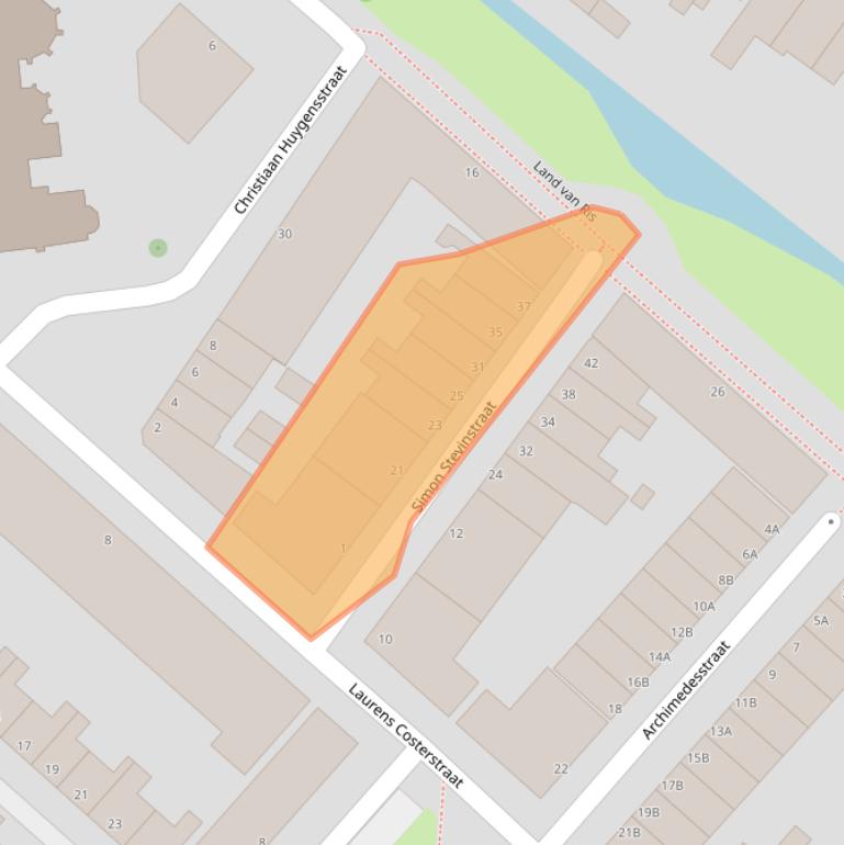 Kaart van postcodegebied 3112DP.