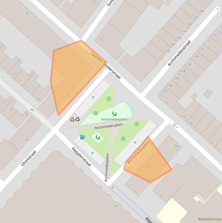 Kaart van postcodegebied 3112DV.