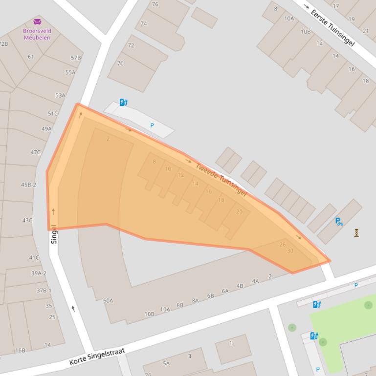 Kaart van postcodegebied 3112ES.