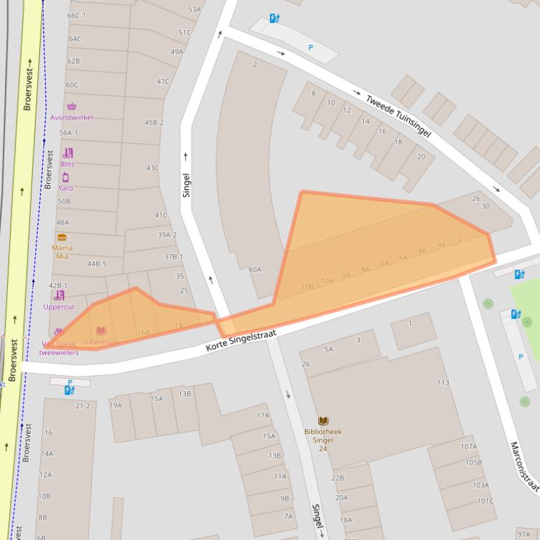 Kaart van postcodegebied 3112GB.