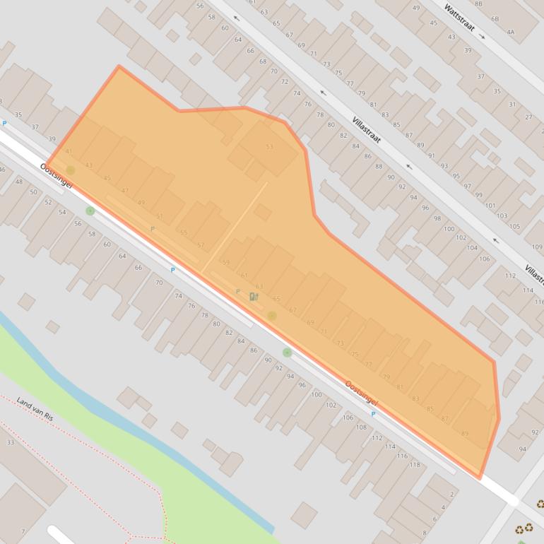 Kaart van postcodegebied 3112GD.