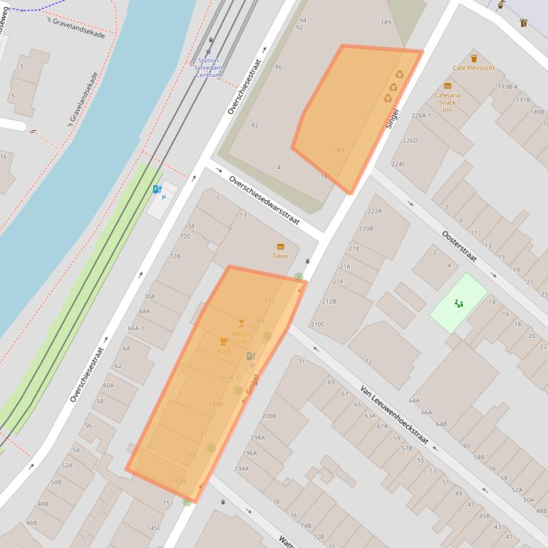 Kaart van postcodegebied 3112GN.