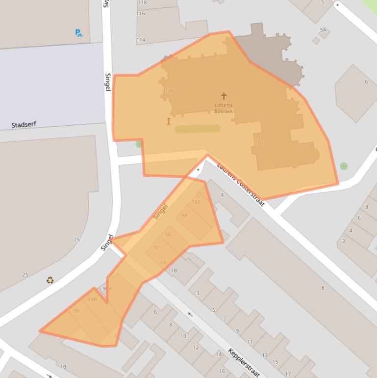 Kaart van postcodegebied 3112GS.