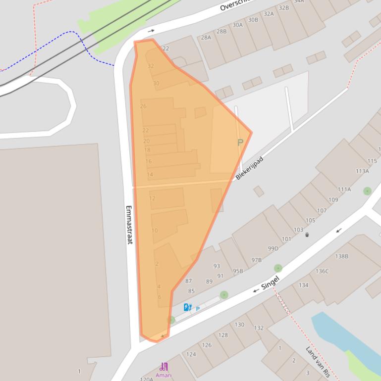 Kaart van postcodegebied 3112HA.