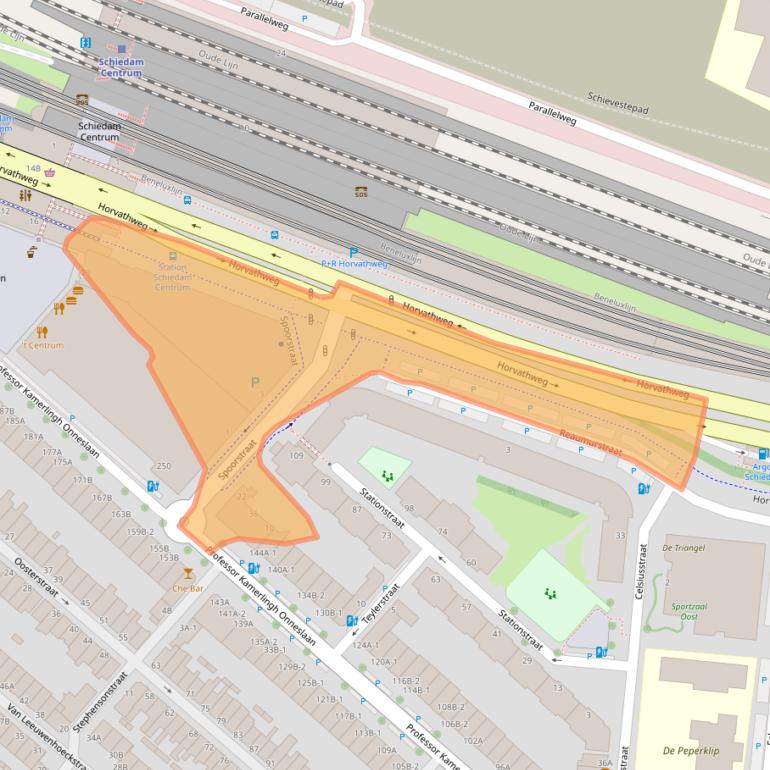 Kaart van postcodegebied 3112HD.