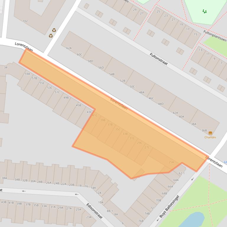 Kaart van postcodegebied 3112KG.