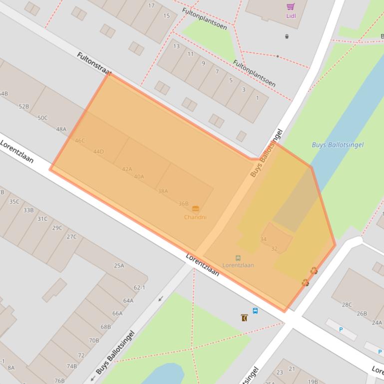 Kaart van postcodegebied 3112KL.